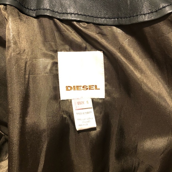 Diesel field leather jacket - Picture 3 of 6
